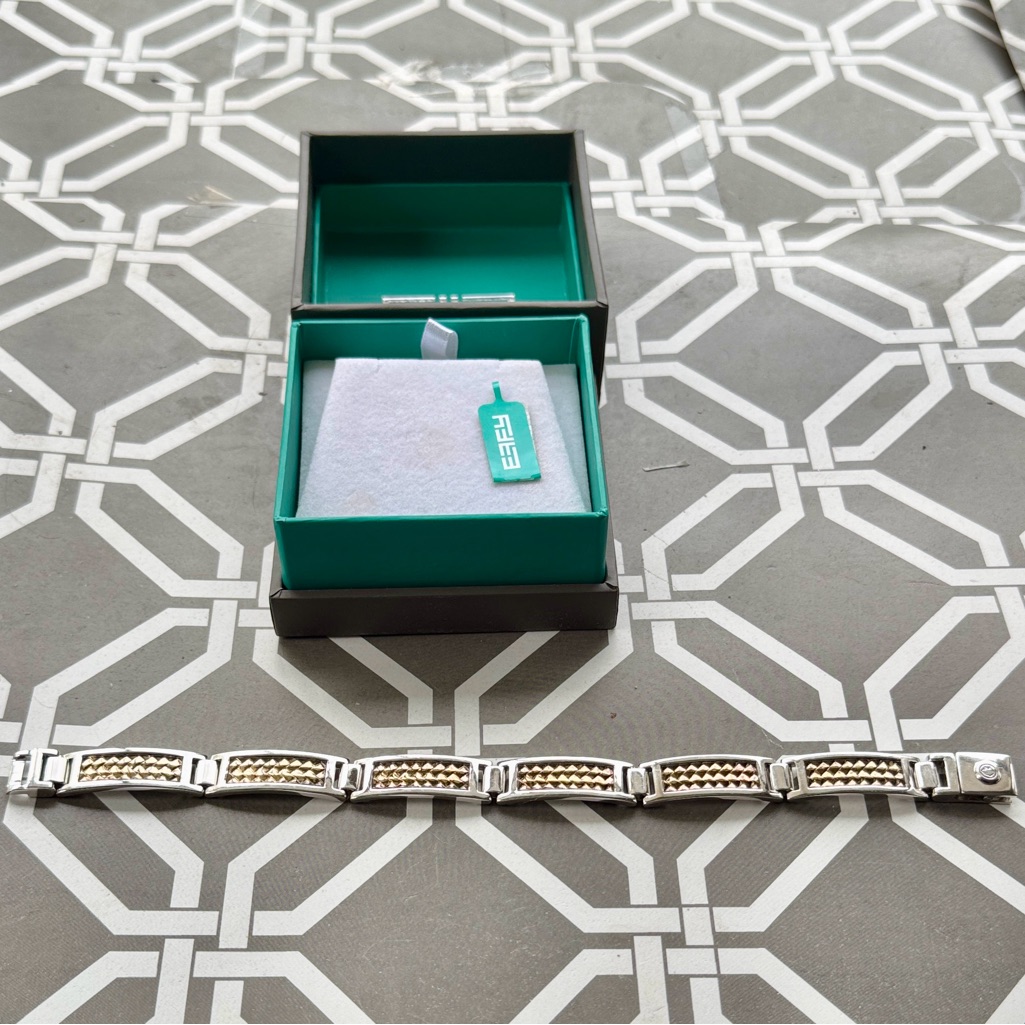 Effy Unisex Two-Toned Bracelet. Silver And Gold.